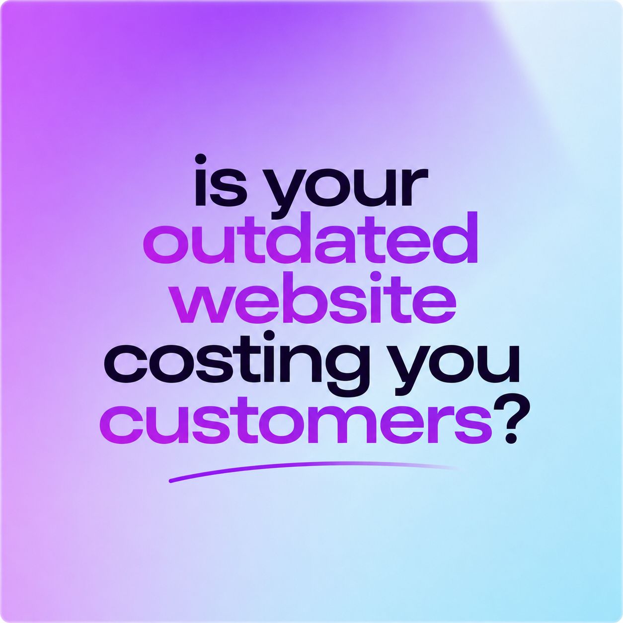 Is your outdated website costing you customers?